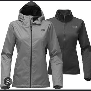 The North Face Gray Jacket Shell